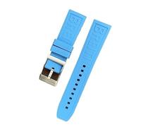yaponuk Correa de caucho para el Breitling Avenger Super Ocean Challenger(Sky blue)