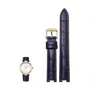 yaponuk Correa de piel con muescas para pulsera GC PASHA DE para hombre y mujer, especial para Rossini(Bluer,18-11mm)