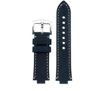yaponuk Correa de reloj convexa para buceo ORIS AQUIS 733 7730 7740 para hombre(Blues,24mm-11mm)