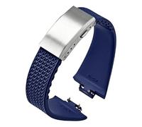 yaponuk Correa de reloj de caucho fluorado para Tissot PRX Series Super Player 35 mm 40 mm FKM para mujeres y hombres con hebilla plegable(Royal blue,11mm)