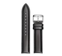 yaponuk Correa de reloj de cuero hecha para Daniel Wellington. Cadena de reloj de piel de vaca con hebilla de pasador.(Blacks,18mm)