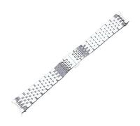 yaponuk Correa de reloj para Tissot 1853 Le Locle T41 T006408, accesorios de acero inoxidable.(Silver)