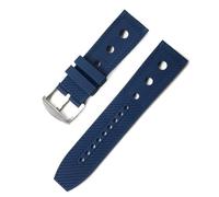 yaponuk Correa de silicona para Breitling Black Bird Yellow Wolf Avengers Super Ocean Culture(Blues,22mm)