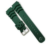 yaponuk Correa De Silicona Para Reloj Seiko, Correa De Reloj Deportiva Genérica Resistente Al Agua Para Hombres Y Mujeres(Green,20mm)