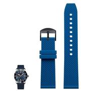 yaponuk Correa de silicona y caucho para Breitling Avenger y Super Ocean Heritage II(Light blueb2,24mm)