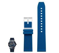 yaponuk Correa de silicona y caucho para Breitling Avenger y Super Ocean Heritage II(Light blues1,22mm)