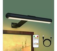 YAQIIHOME Luces inalámbricas recargables con batería de 4000 mAh, luces de pintura, luz artística con control remoto, 3 luces y regulables, luz LED de metal completo para diana de fotos
