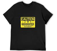 YAQINUO Beekeeper Beekeeping If You See Me Running Andningsbar T-Shirt Svart Black XXL