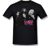 YAQINUO First Session Courtney and Love Hole Band Baseball Sleeve Men s Basic Short Sleeve T Shirt Black S