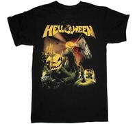 YAQINUO Helloween Straight out of Hell Tourdates 2014 Heavy Metal T Shirt Black M