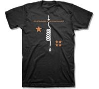 YAQINUO Joe Strummer & The Mescaleros Mens Streetcore T Shirt Black S