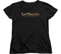 YAQINUO Les Miserables Logo Men's T Shirt Fit Casual Graphic Short Sleeve Tops Black M