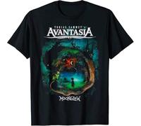 YAQINUO Men's Avantasia Moonglow T Shirt Fit Casual Graphic Short Sleeve Tops Black XXL