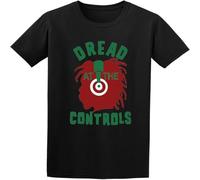 YAQINUO Men's Dread at The Controls As Worn by Joe Strummer T Shirt Print Tees Short Sleeve O Neck Black L