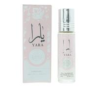 Yara - Aceite de perfume Lattafa de 10 ml para mujer, aroma árabe Attar en rollo floral suave vainilla en polvo