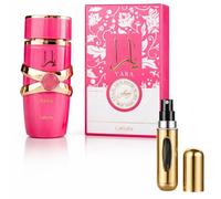 Yara Candy Eau de Parfum 100 ml para Mujer - Perfume Dulce y Afrutado con Notas de Caramelo, Vainilla y Frutas - Fragancia Árabe Larga Duración - Perfume Femenino Elegante y Sensual (YARA)