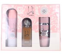 Yara Por Lattafa Mujer Set: Edp + Perfumada Spray + Pelo Niebla 3.4+6.67+50ml Sw