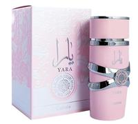 Yara rosa. Perfume árabe para mujer100 ml. Incluye atomizador de regalo 5ML recargable MissLily
