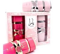 Lattafa Anniversary Edition - Pack Yara & Yara Candy Eau de Parfum (100 ml + 100 ml) | Fragancias Exclusivas para Mujer | Dulce, Floral y Sofisticado
