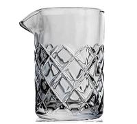 yarai - by mixologists - con el clásico japonés patrón de corte de diamante de cristal único de mezcla de cóctel elegante Design- Heavy Duty Cristal apta para lavavajillas. (500 ml)