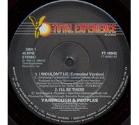 Yarbrough & Peoples - I Wouldn't Lie - Total Experience Records - FT 49842, Total Experience Records - FT49842