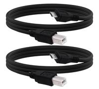 YARCHONN Micro USB Druckerkabel Micro USB 5pin macho a estándar USB tipo B macho OTG Datladekabel für Telefon Tablet Drucker Elektronisches Midi Piano -1.5M -2pcs