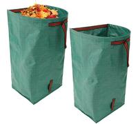 Yard Bags, 2 Pieces 270L Portable Yard Garbage Bin, Waterproof Heavy Duty Container For Clippings Branches Debris Landscaping Party Laundry Camping BBQ Park Kitchen Gardeners