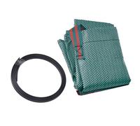 Yard Bags - Woven Fabric Reusable Container | Oversized Volume with Straps, Outdoor Garbage Waste Carrier for Landscape Recycling Lawn Grooming Forest Clearing Branch Disposal and Com