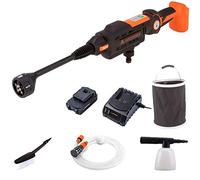 Yard Force AquaJet LW C02A - Limpiador de Alta presión inalámbrica para riego, Limpieza y desinfección, 20 V/2,5 Ah, presión máx. 22 Bar, caudal 180 l/h, con batería 20 V/2,5 Ah