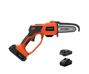 Yard Force - Mini-Troncadena de mano eléctrica inalámbrica 20 V con batería Li-ION y cargador LS C13