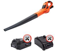 YARD FORCE Soplador de hojas con batería de 20 V LB C20AW, velocidad del aire de 205 km/h, volumen 2000 l/min, 12000 min-1, peso ligero y diseño compacto, sin batería ni cargador