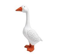 Yard Goose Statue - Resin Cement-Look | Large 12.8" All-Weather Decor