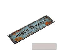 Yard Signs Decor - Retro Aluminum Rusted Waterproof plate, Vertical Metal Wall Banner, Shabby Chic Door Art | Outdoor Garden Pathway Welcome Accent, Home Porch Living Room Housewarming Present