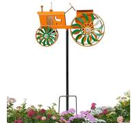 Yard Spinners - with Stake Weatherproof Outdoor Windmill - Garden Windmills and Spinners - for Patio Porch Lawn Walkway Landscape Park Farmhouse Men Women Farmer Gardener