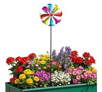 Yard Windmill Decor, Metal Wind Spinner, Outdoor Garden Ornament, for Courtyard Lawn Balcony House Farm Countryside Landscape Decoration Outdoor Use 42.52inchx8.66 Inch