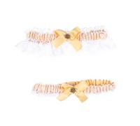 Yardenfun 1 Juego anillo de de arco fascinators for women accesorios fiesta pajaritas ligas de encaje anillo liga nupcial floral liga elástica liga de la boda cordón