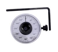 Yardenfun 1 juego Medidor de Ángulo de Torsión Ajustable Herramienta Profesional para Medición de Torque Automóviles Dial Transparente y Precisión Resultados