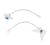 Yardenfun 1 Par Butterfly Headphones Anti-faller Cadena De Soporte Para Auriculares Inalámbricos Correa Para Pendientes Anti Pérdida Pendientes De Mujer De Moda De Cadena Aleación