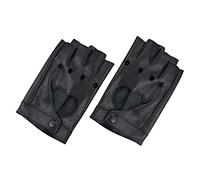 Yardenfun 1 par de Guantes de Baile Cortos sin Dedos Negros de Moda para Mujer para Actuaciones en El Escenario de Un Nocturno