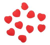 Yardenfun 10 Piezas Broches Corazón Metálico para San Valentín Pins Rojos Mate Pequeños Decoración Fiesta Emoción Insignias Solapa Boda Accesorios Regalo Mujeres