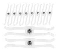 Yardenfun 10 Piezas Cierres de Plástico para Riel de Cortina Cierre Antirrobo de Luz para Riel Recto Accesorios para Cortinas Fácil Instalación y Bloqueo de Luz