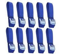 Yardenfun 10 piezas Cinchas de Amarre para Equipaje de Coche Correas de Nylon Grueso con Hebilla de Acero de Liberación Rápida Largas y Resistentes para Portaequipajes Carga Kayak y