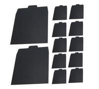 Yardenfun 100 Piezas Sobres de Cartón para Cd y Dvd Fundas Negras de Almacenamiento y Elegante para Protección y Organización de Discos