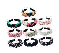 Yardenfun 10piezas Banda De Pelo Floral Para Mujeres y Niñas Headband Para Lavado De Cara Patrones Aleatorios Comodidad y Estilo Cada Uso