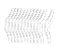 Yardenfun 12 Abrazaderas Transparentes de Seguridad para Cordón de Ganchos para Accesorios de Cortinas Material Acrílico Fáciles de para Uso Ventanas Set de 12 Piezas