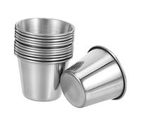 Yardenfun 12 Piezas de Licor Inoxidable Portátiles y Resistentes Capacidad Aptos para Whisky Vodka Café y Jugos Bares y Hogar