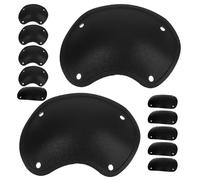 Yardenfun 12 Piezas Protectores de Esquinas para Equipaje ABS 12 Piezas (6 Borde, 6 sin Borde) Kit de Reparación para Maletas Rígidas, Protección contra Impactos y Accesorios para Maletas de