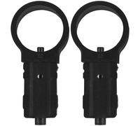 Yardenfun 2 anillas telescópicas para escalera - Anillas de repuesto para escalera extensible, conectores de manguito redondo de nailon de 5,2 cm de diámetro - Componente de reparación de repuestos