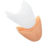 Yardenfun 2 Pares de Almohadillas de Gel de Silicona para Zapatillas de Ballet y Tacones Altos, Protectores de Dedos Blancos con Agujeros para Aliviar y Distribuir Presión
