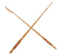 Yardenfun 2 Piezas Bambú para Yangqin Herramientas Esenciales para Práctica y Actuación Accesorios de Instrumento Musical de Dulzimer de Madera Herramientas para Músicos